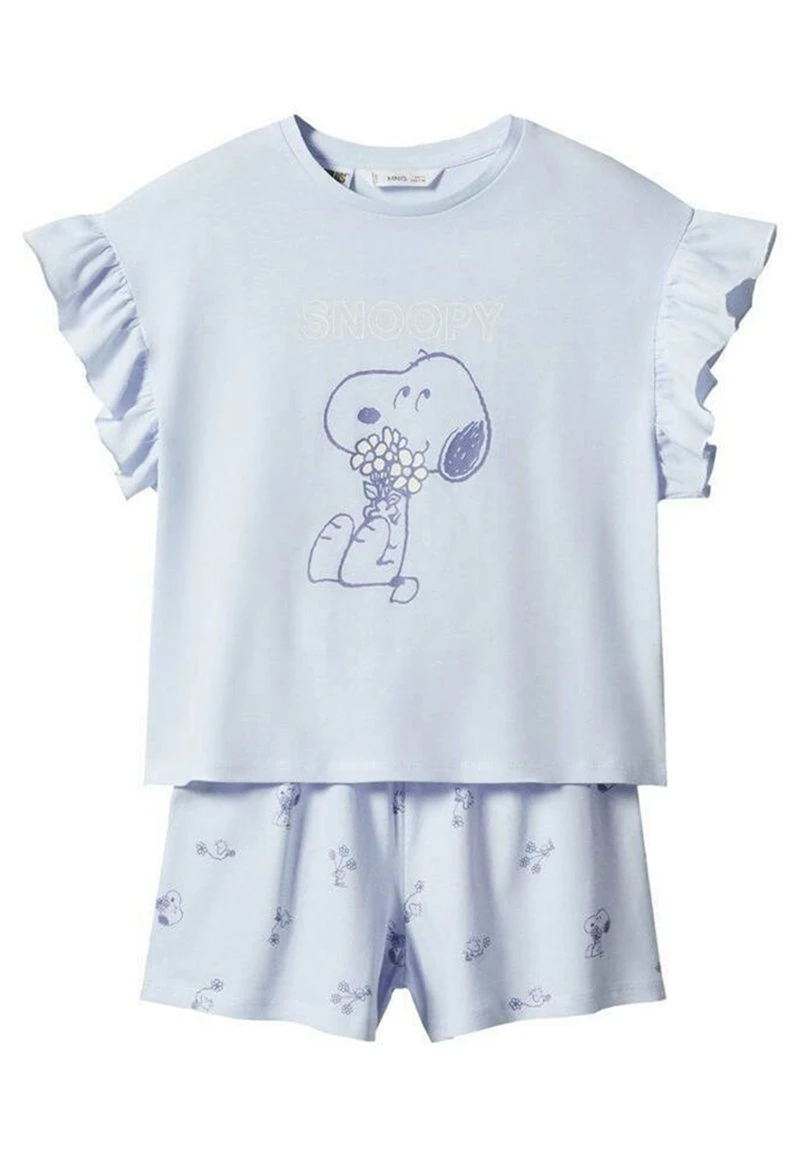 Mango Kids Valerie Set - Pyjama - Hemelsblauw