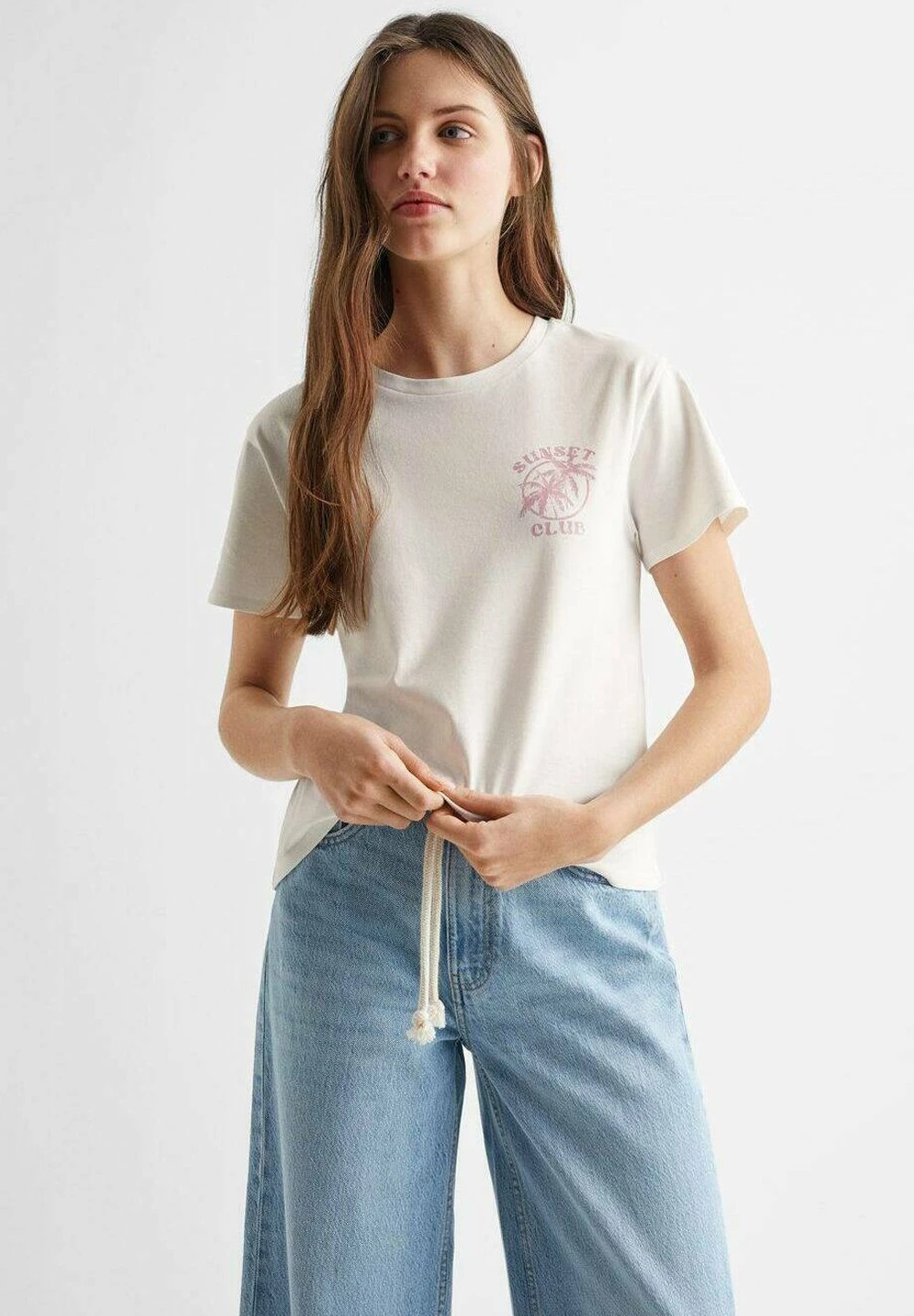 Mango Kids Club - T-Shirt ImprimĂ© - Bianco Sporco â Image 2