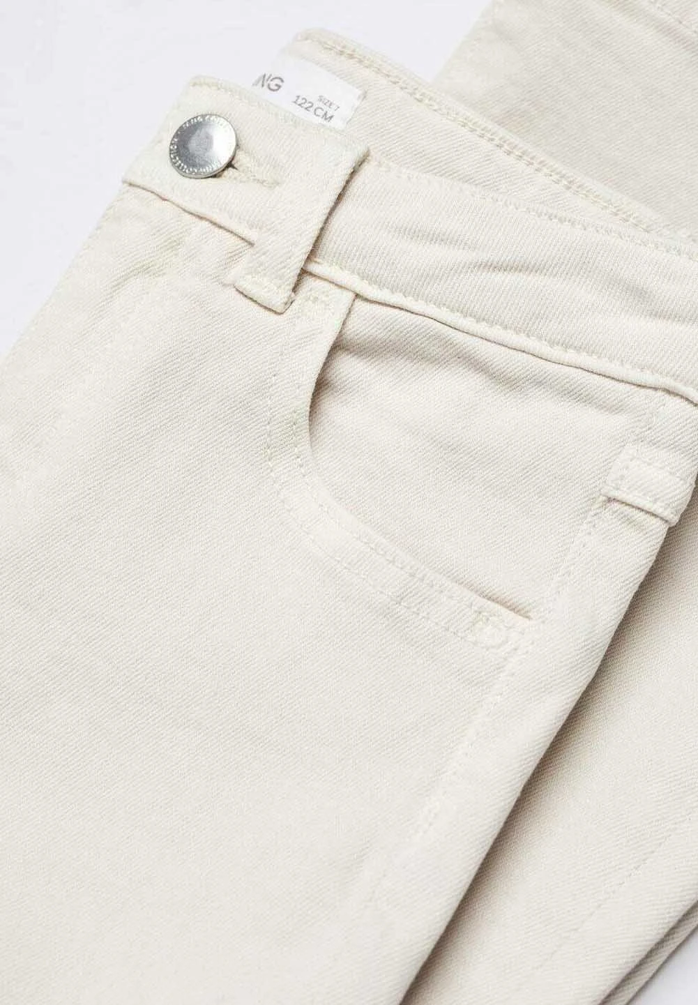 Mango Kids Flarel - Jean Flare - Piaskowy â Image 3