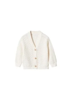 Mango Kids Adri - Gilet - Blanc Cassé