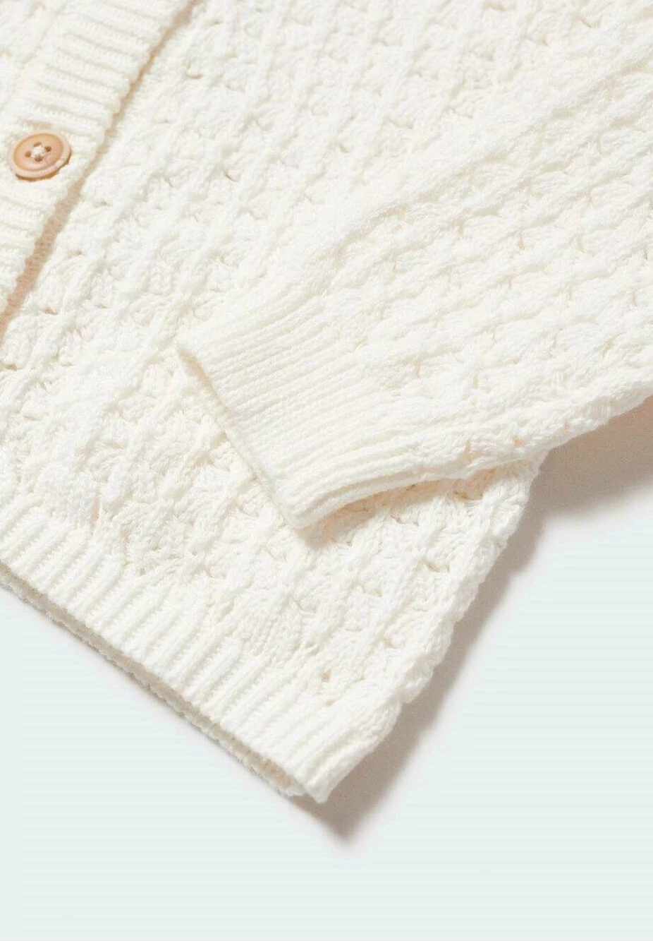 Mango Kids Adri - Gilet - Blanc CassĂ© â Image 3