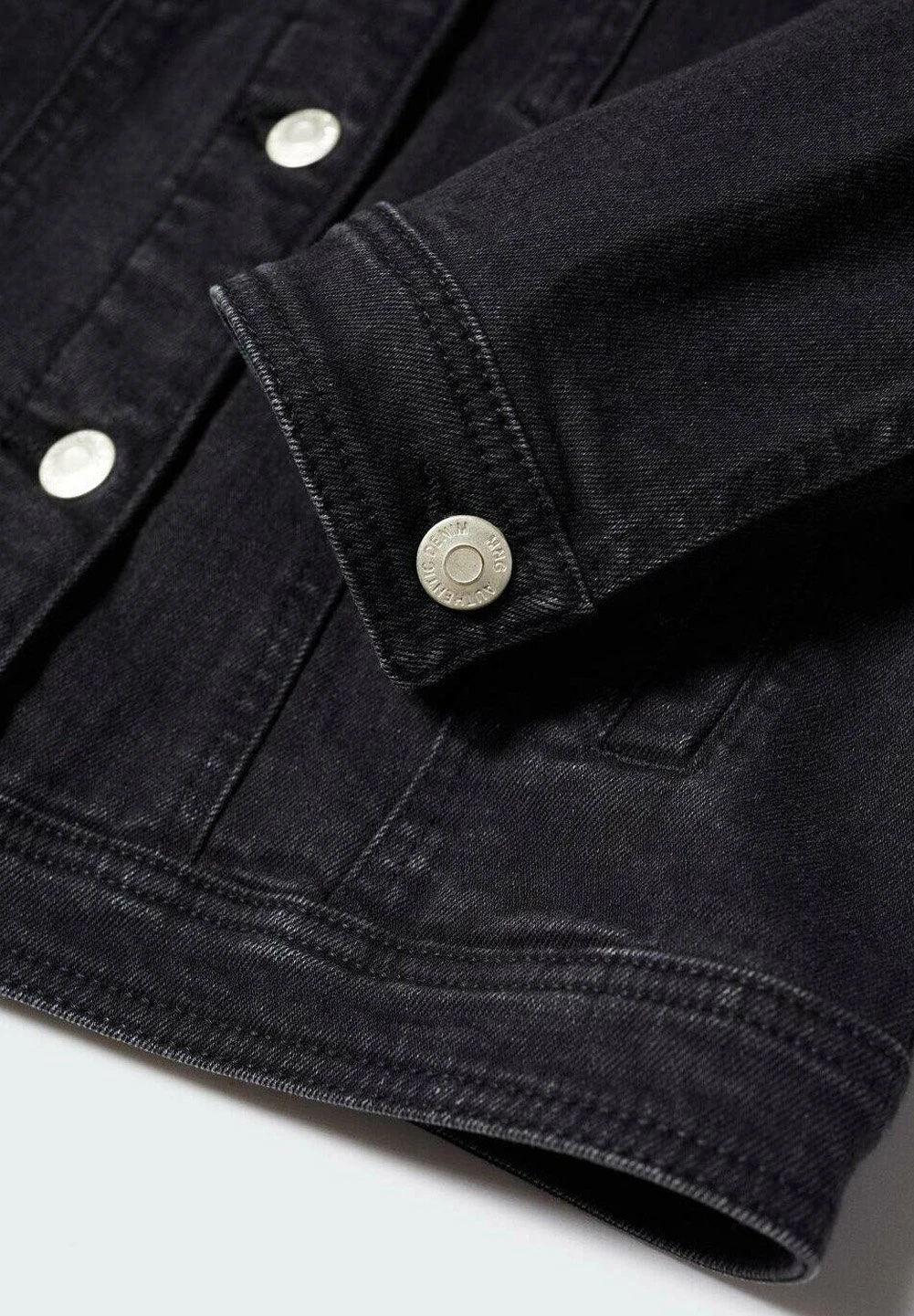 Mango Kids Allegra - Veste En Jean - Black Denim â Image 7