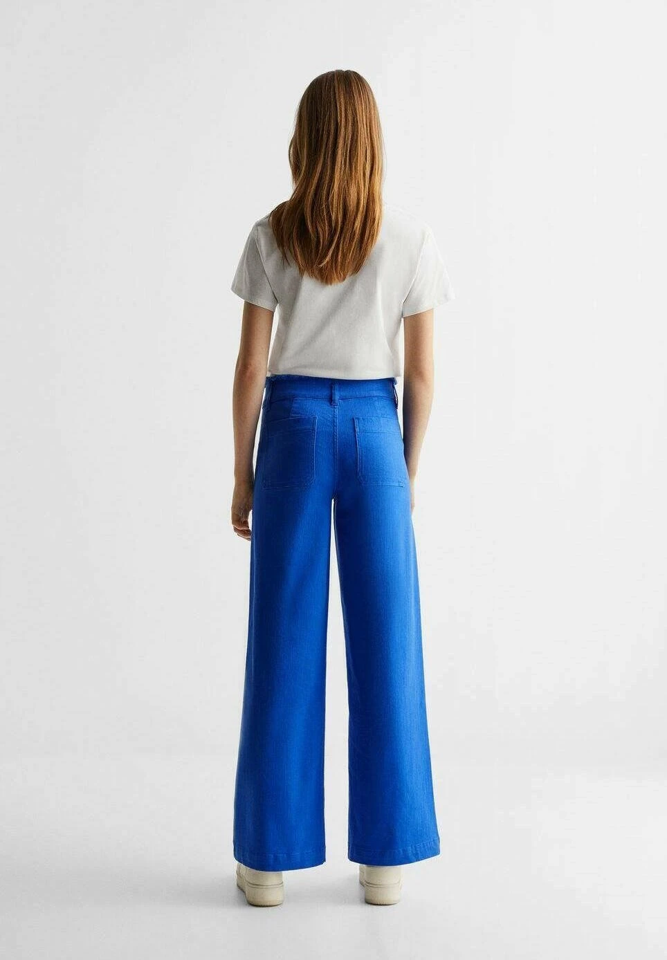 Mango Kids Frill - Jean Flare - Ink Blue â Image 3