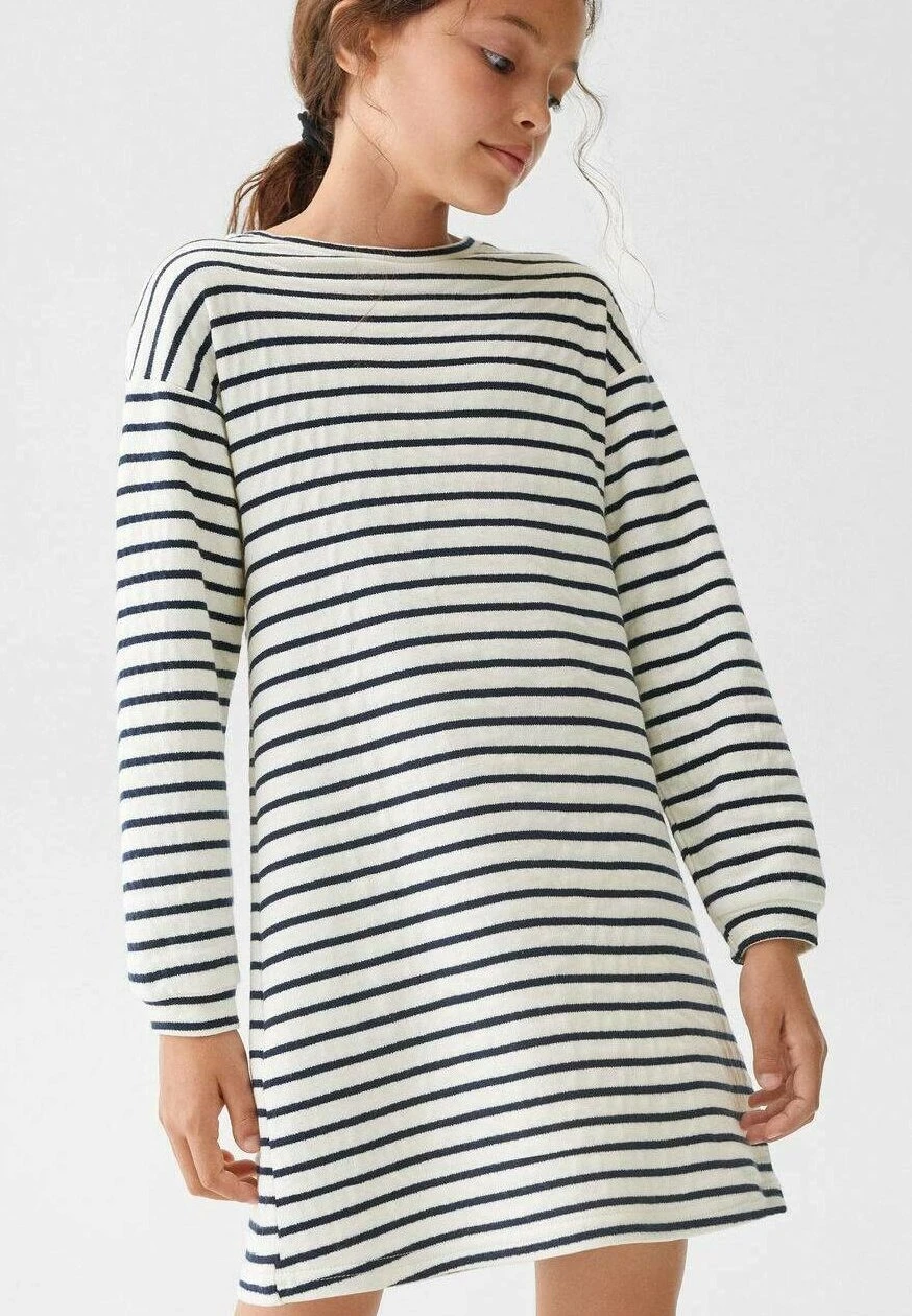 Mango Kids Stripes - Robe De Jour - Marineblau â Image 2