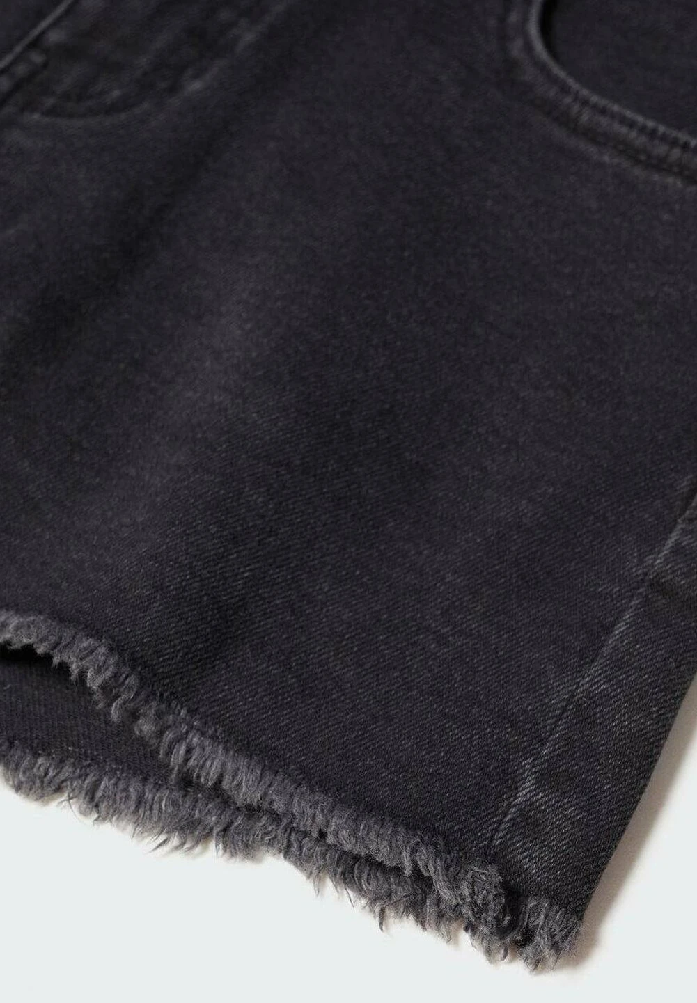 Mango Kids Stretch - Short En Jean - Black Denim â Image 5