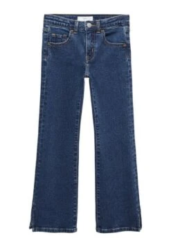 Mango Kids Flarel - Jean Flare - Ciemnoniebieski