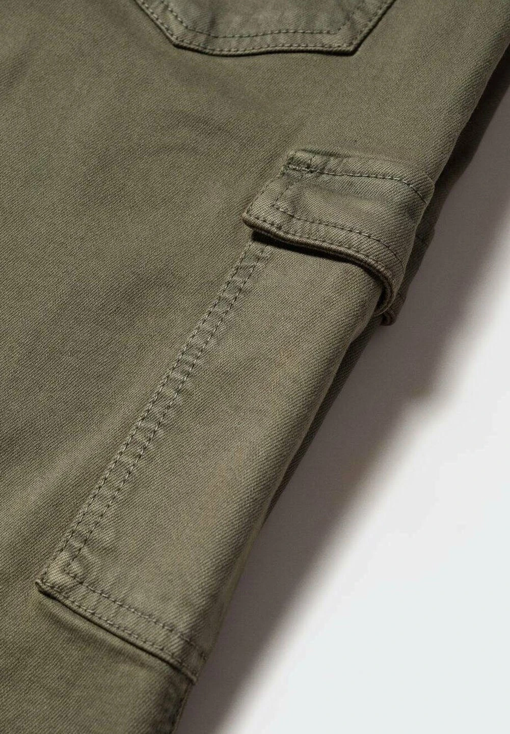 Mango Kids Slimcarg - Jean Droit - Kaki â Image 2