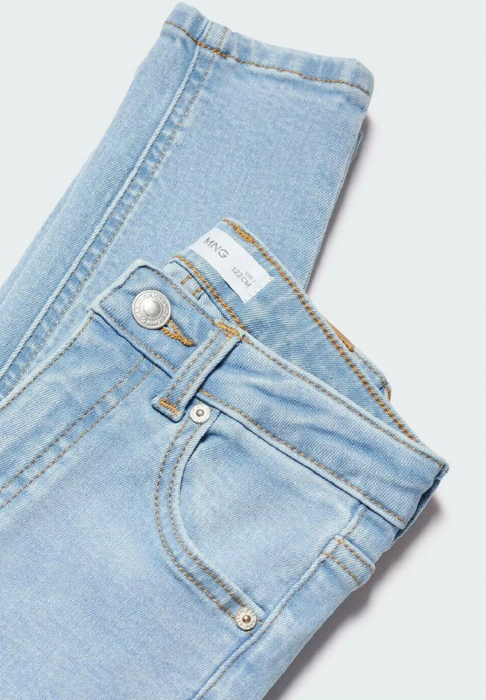 Mango Kids Jeans Skinny - Bleu Clair â Image 7